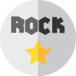 alternative music rock android application logo